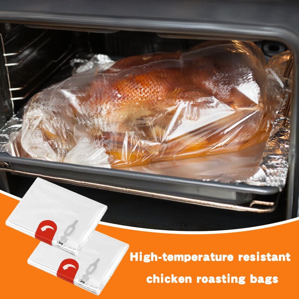 Adjustable Roasting Rack with Lift for Turkey Chicken, Roasting Rack Insert, Fits 9x13 Pan, Non-Stick Heavy Duty Stainless Steel Cooking Rack for Oven, Grill, Smoker, BBQ