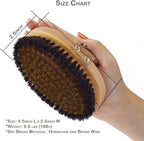 Copper Body Brush, Ion Dry Brush for Smoother Skin & Relaxation