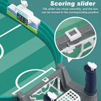 Football Table Interactive Game, Mini Foosball Games Tabletop Games for Adults, Party Battle Board Toy Interactive Game Room Family Night, Green with 8 Balls for Ages 12+