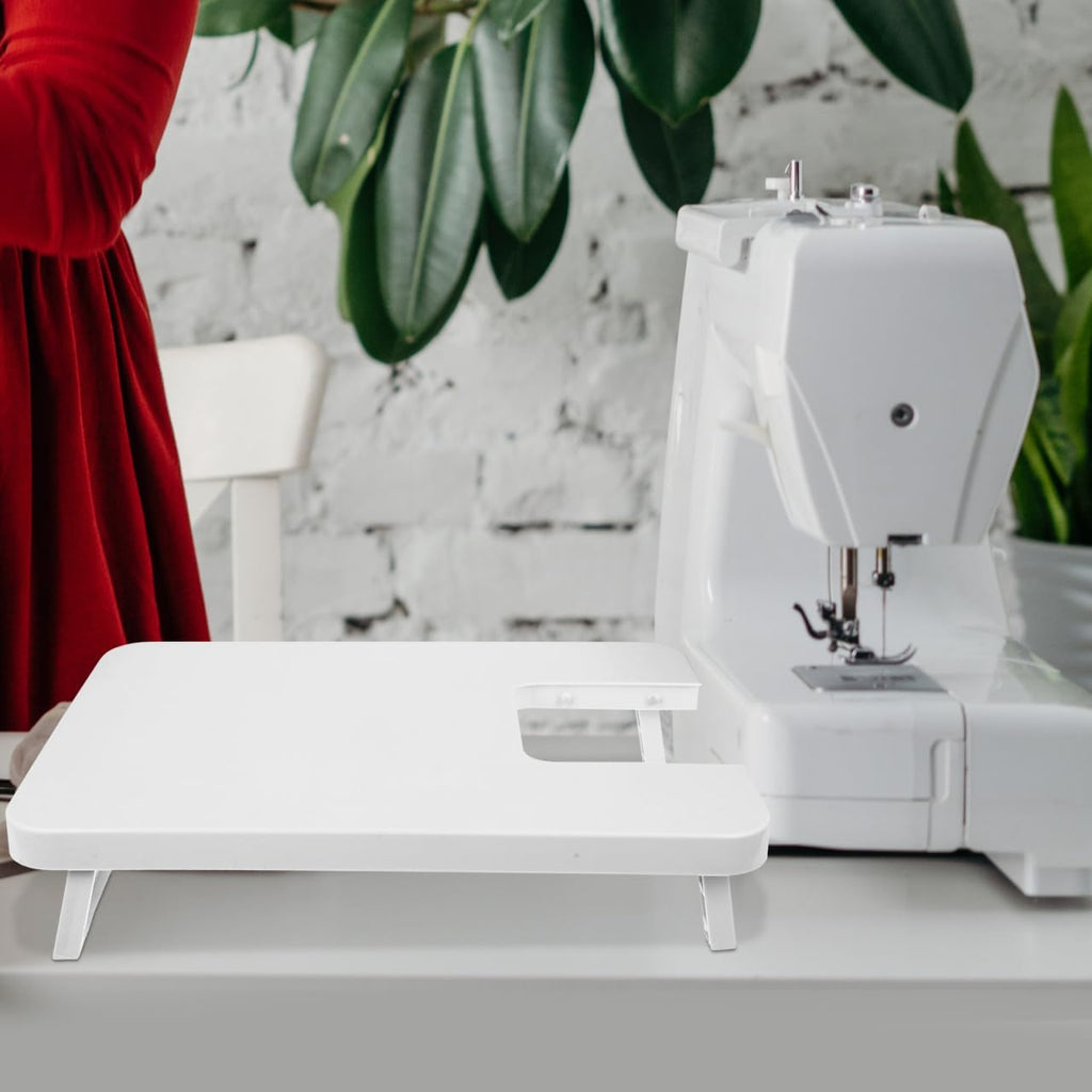 Extension Table for Sewing Machine Brother Hc1850 Sewing Machine Treadle Parts Cs6000i Accessory Work Penal for Sewing Table White