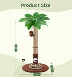 Made4Pets 35" Cat Scratching Post, Interactive Indoor Cat Toy