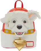 Warner Bros.: DC Supergirl - Krypto - Embroidered Facial Mini Backpack with Coin Bag - Great for Kids & Adults - Collectible Bags