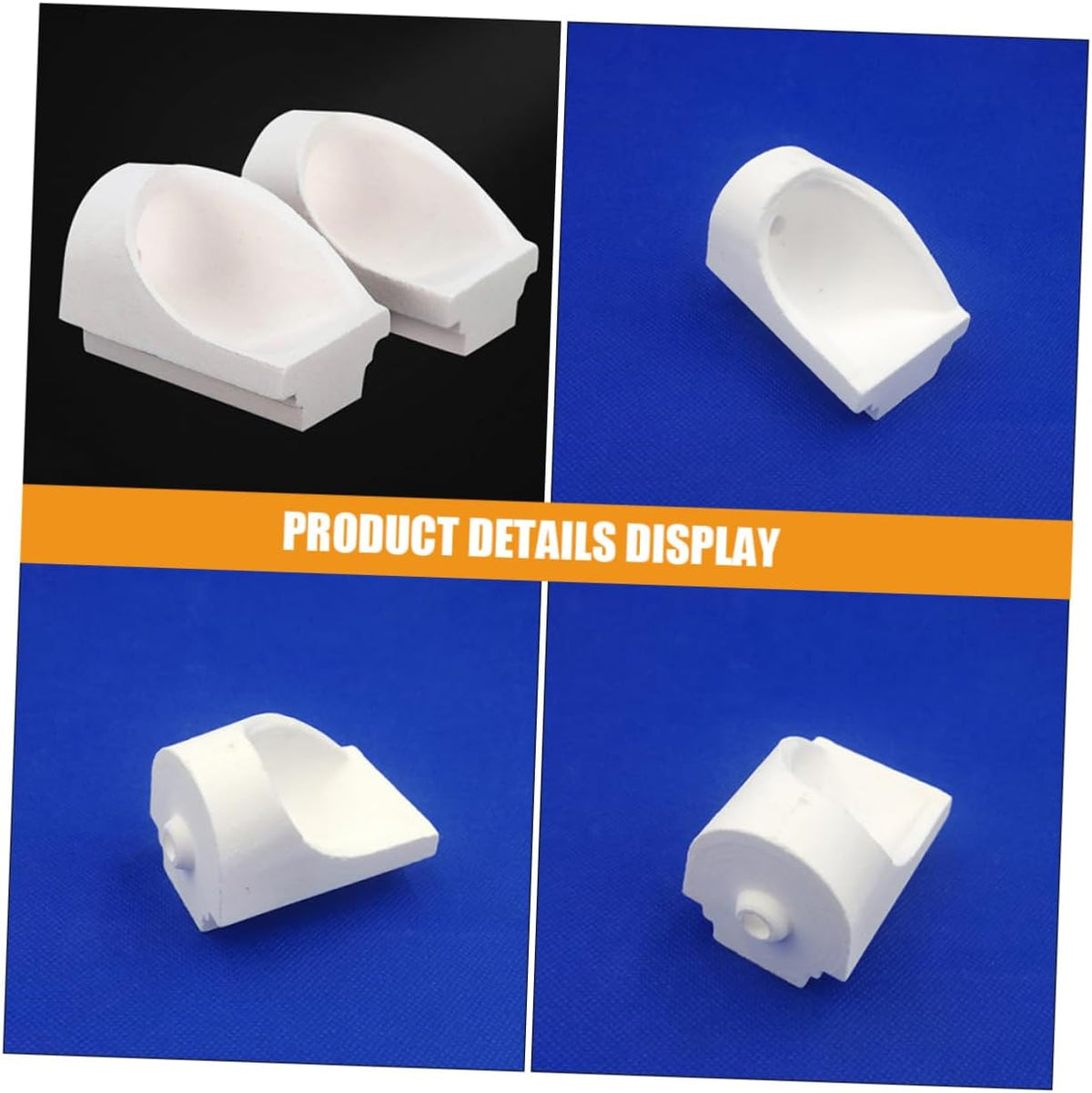 Porcelain Dental Centrifugal Crucible Cup for Metal Casting White Ceramic Build, Precise Centrifugal Use, Minimal Setup, Suited to Gold Work in Dental Labs