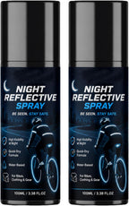 Reflective Spray Paint, Clear Night Coating, Weather-Resistant, 100 mL (2 Pcs)