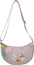 Molang Crescent Moon Handbag Multi-Function Handbag Blossom Pink Official Product