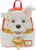 Warner Bros.: DC Supergirl - Krypto - Embroidered Facial Mini Backpack with Coin Bag - Great for Kids & Adults - Collectible Bags