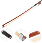 Violin Bow with Horse Hair Student Violin Bow Red Sandalwood Comfortable Use Great and Practice