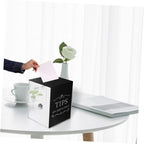 Acrylic Tip Box Lock for Donation and Suggestion Collection Versatile Raffle Container for Bars Restaurants and Musicians