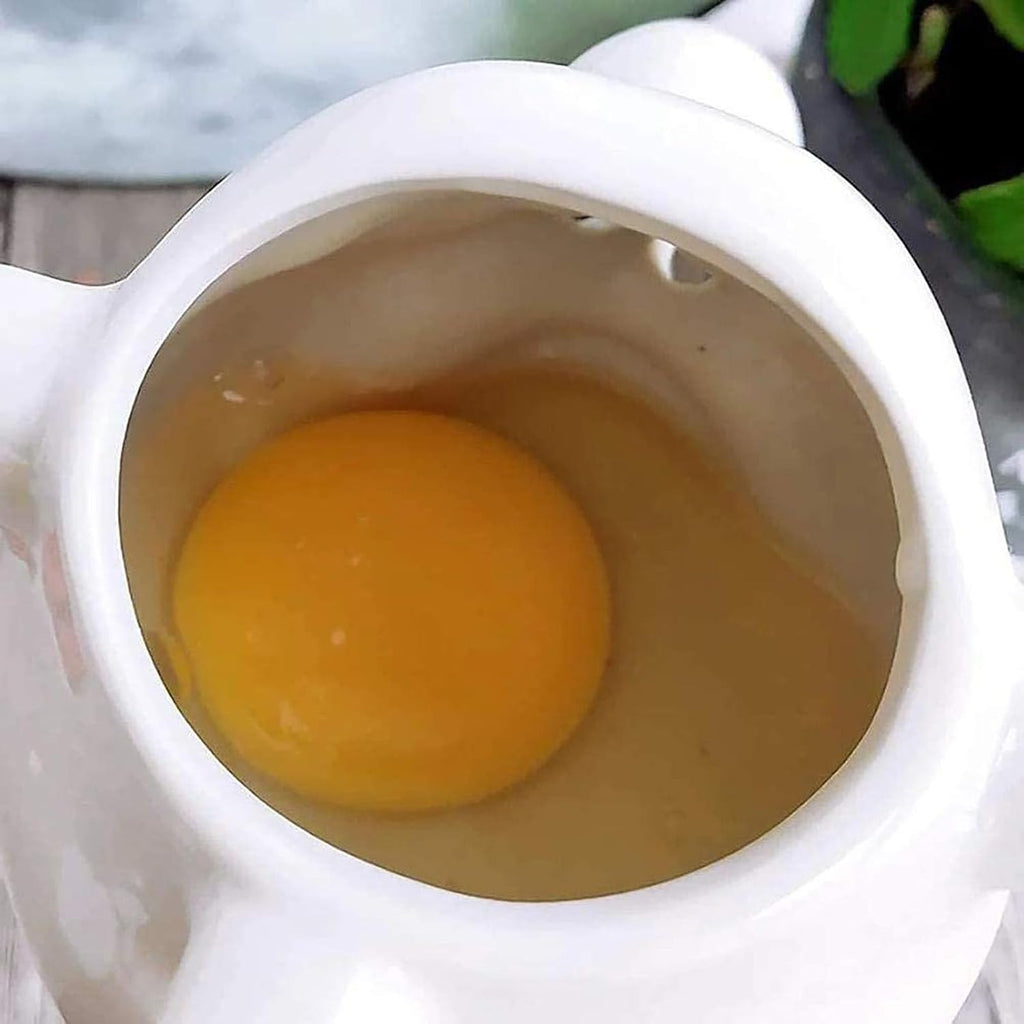 Ceramic Egg Yolk Separator, Cute Snot Design Egg White Separator for Cooking & Baking