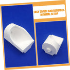 Porcelain Dental Centrifugal Crucible Cup for Metal Casting White Ceramic Build, Precise Centrifugal Use, Minimal Setup, Suited to Gold Work in Dental Labs