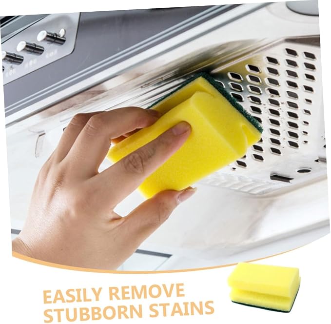 10pcs Dish Cleaning Sponges Non Scratch Sponge Pads Scrubbers for Kitchen Dish Scrub Pad