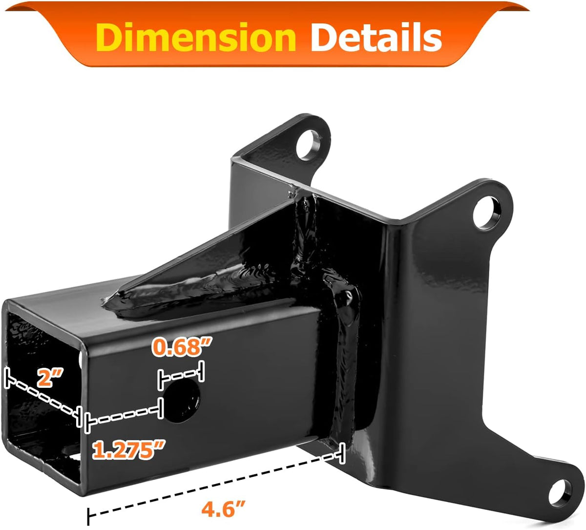 2" Rear Receiver Hitch Fit For Can-Am Outlander & Renegade 2012-2026