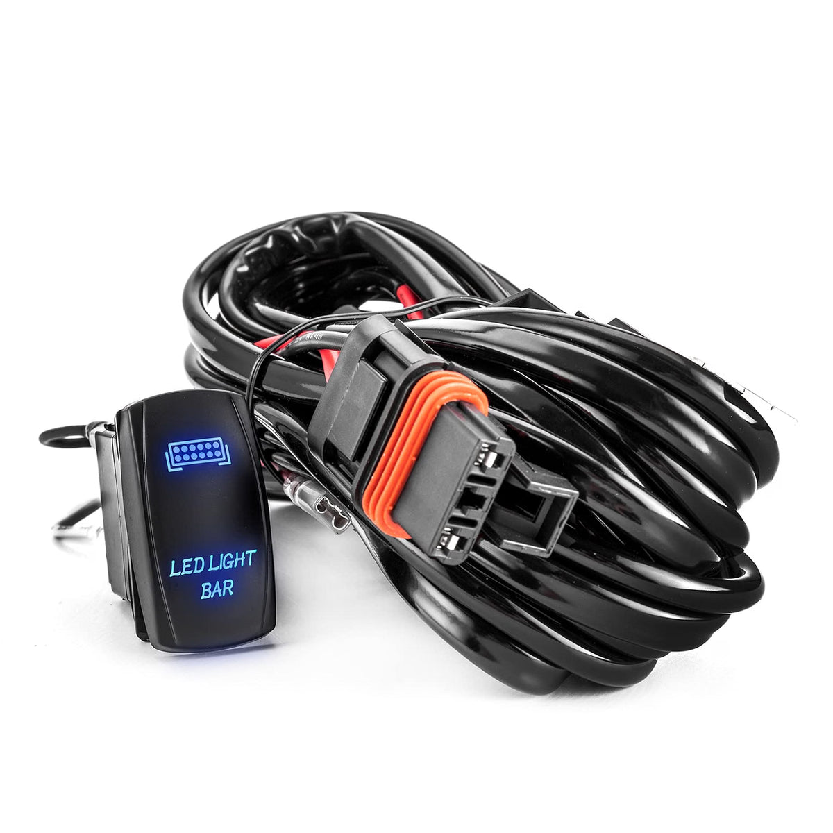 300W Light Bar Wiring Harness Kit Fit for Polaris RZR Ranger General