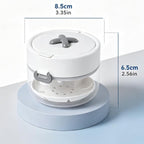 Retainer Cleaner Case Travel Storage Box With Drain Tray (3 Pcs) Stores And Soaks Retainers Safely For Daily Cleaning At Home Or While Traveling