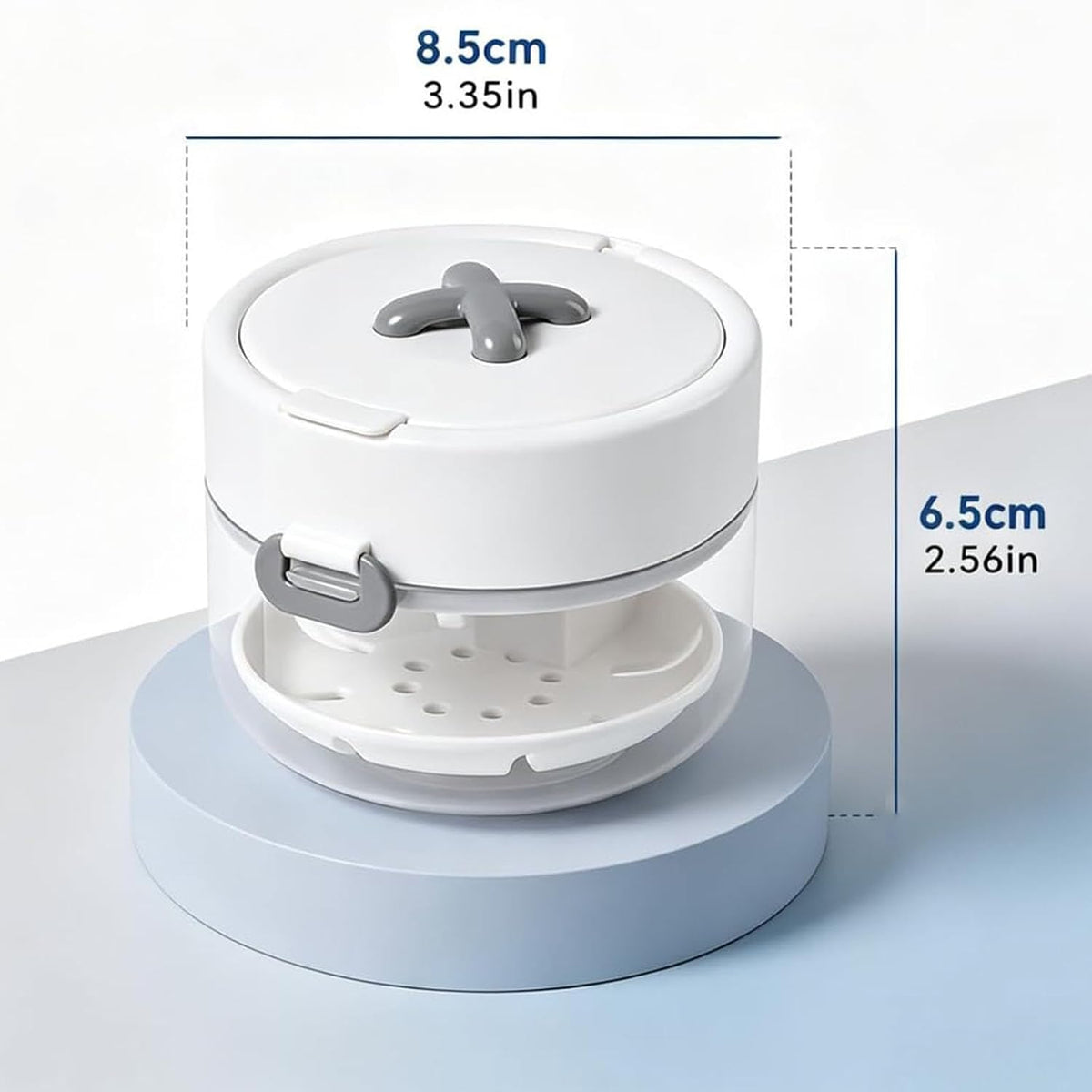 Retainer Cleaner Case Travel Storage Box With Drain Tray (3 Pcs) Stores And Soaks Retainers Safely For Daily Cleaning At Home Or While Traveling