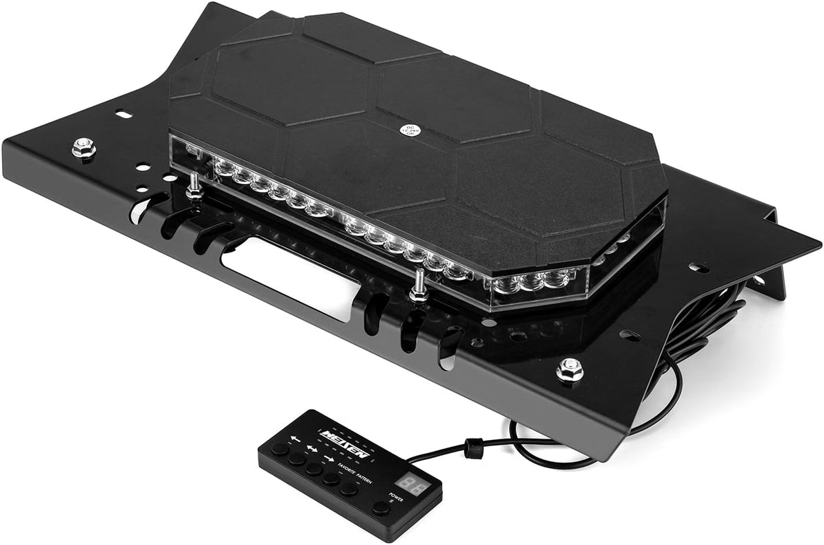 No Drill Strobe Light Bar Cab Mount Kit Emergency Light Bar Compatible with Ford F-150 2015-2026, Fit F-250 F-350 F-450 F-550 2017-2026