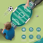 Football Table Interactive Game, Mini Foosball Games Tabletop Games for Adults, Party Battle Board Toy Interactive Game Room Family Night, Green with 8 Balls for Ages 12+