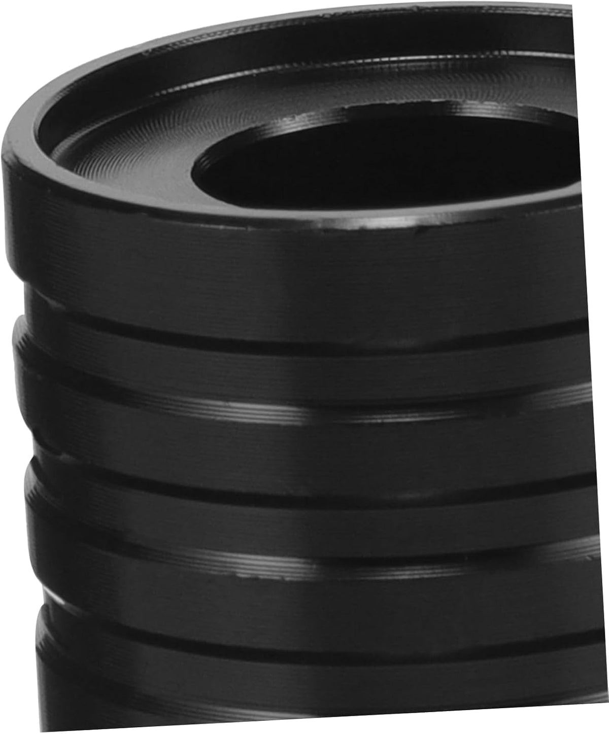 Ring Stretcher Ring Size Adjustment Tool for Travel, Metal Black Portable Ring Sizing Tool, Corrects Shape and Enlarges Bands, Compact Black Metal Design for Travel