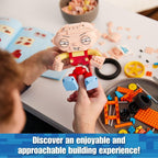 Family Guy Stewie on Trike Building Kit, 429-Piece Collectible Display Model