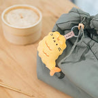 Pusheen Sushi Roll Plush Keychain - Pusheen Stuff Polyester plush, metal clasp, 4.7in tall, pusheen sushi design, cute keychain charm, kawaii gift