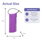 Dental Bite Blocks Kit - Jaw Grading for Optimal Oral Motor Skills Development | Suitable for Kids and Adults Seeking Enhanced Jaw Stability and Control - Purple (2 Pack)