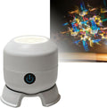 Night Light Projector, Dynamic Rotating Ocean Wave LED Lamp, Galaxy Projector for Bedroom with 360° Moving Projection (World Cup)