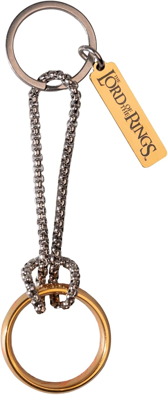 Keyring Rings The Lord of the Rings of Allpower Key Ring - Official Lord of the Rings Merch Fan Item Gifts Men and Women
