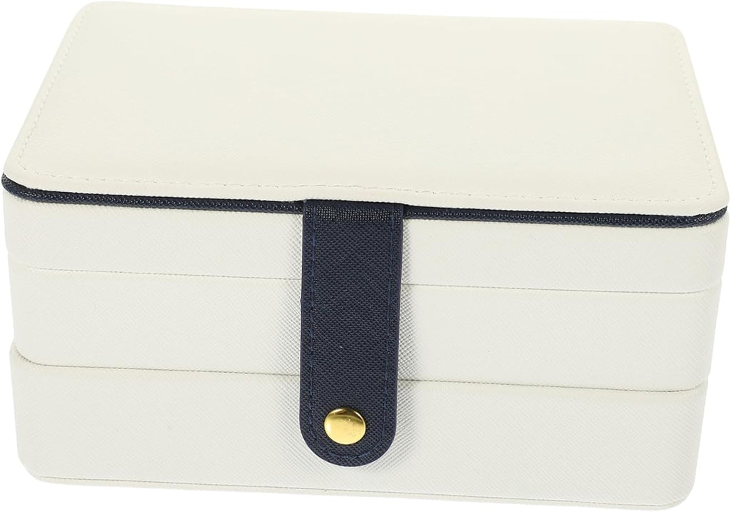 Multi Jewelry Organizer Case Portable Storage for Necklaces Earrings Creative Design for Travel and Home Use Large Capacity