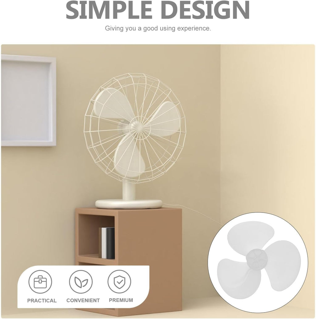 12 Inch Plastic Fan Replacement Universal for Table Floor Fans Sturdy Easy Installation