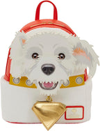 Warner Bros.: DC Supergirl - Krypto - Embroidered Facial Mini Backpack with Coin Bag - Great for Kids & Adults - Collectible Bags