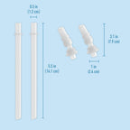 Kids Stainless Steel Water Bottle, Replacement Straws Set