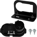 7-Way Blade & 4-Pin Flat Trailer Plug Kit with Bracket, Trailer Brake Harness, Compatible with 2009-2023 Fo rd F150 F250 F350 Trailers Connector 9U5Z-14489-MAA