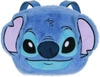 Unisex Kids Plush Face Backpack (pack of 1), Stitch Blue, One Size, Plush Face Backpack