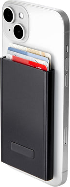 Card Case with Removable MagSafe Sherlock Home 2-in-1 Wallet with RFID Protection Reading Protection for 6 Cards - Strong Magnet for Attaching to Mobile Phone Made of Faux Leather, Metal in