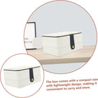 Multi Jewelry Organizer Case Portable Storage for Necklaces Earrings Creative Design for Travel and Home Use Large Capacity
