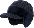 Trapper Hat, Blocking Knitted Hats, Warm Knitted Trapper Hat with Ear Flaps for Men & Women