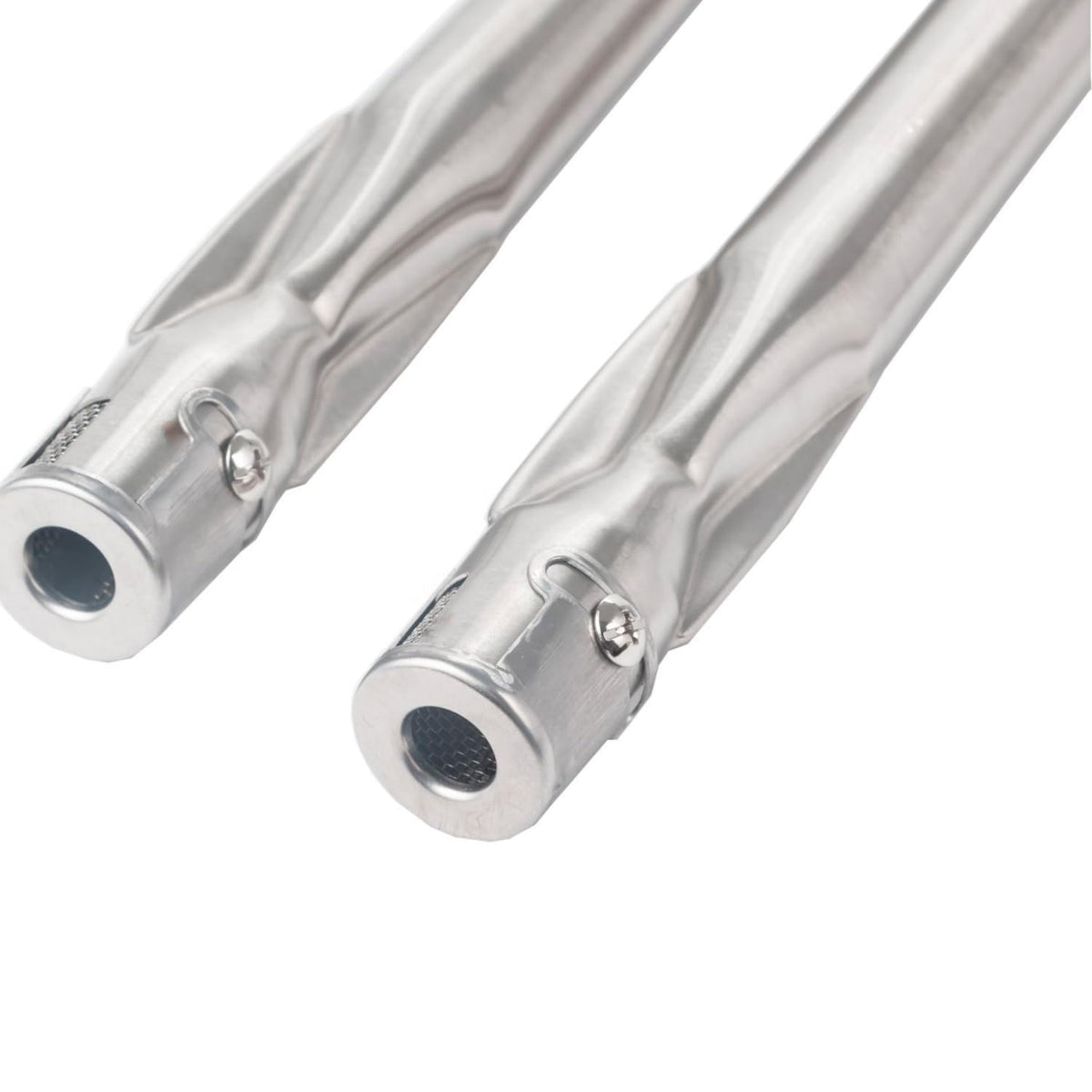 Stainless Steel Gas Grill Burner Tube Replacement Set 2-Pack