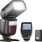 V860III Speedlite Flash Light, TTL 1/8000s High-Speed Sync Camera Flash with Modeling Light, 2.4G Wireless System & Rechargeable Li-ion Battery for Fujifilm, Olympus, Panasonic & Pentax Cameras