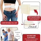 NelMed G-Tube Holder Belt for PEG & Feeding Tubes, Adjustable, Washable S/M