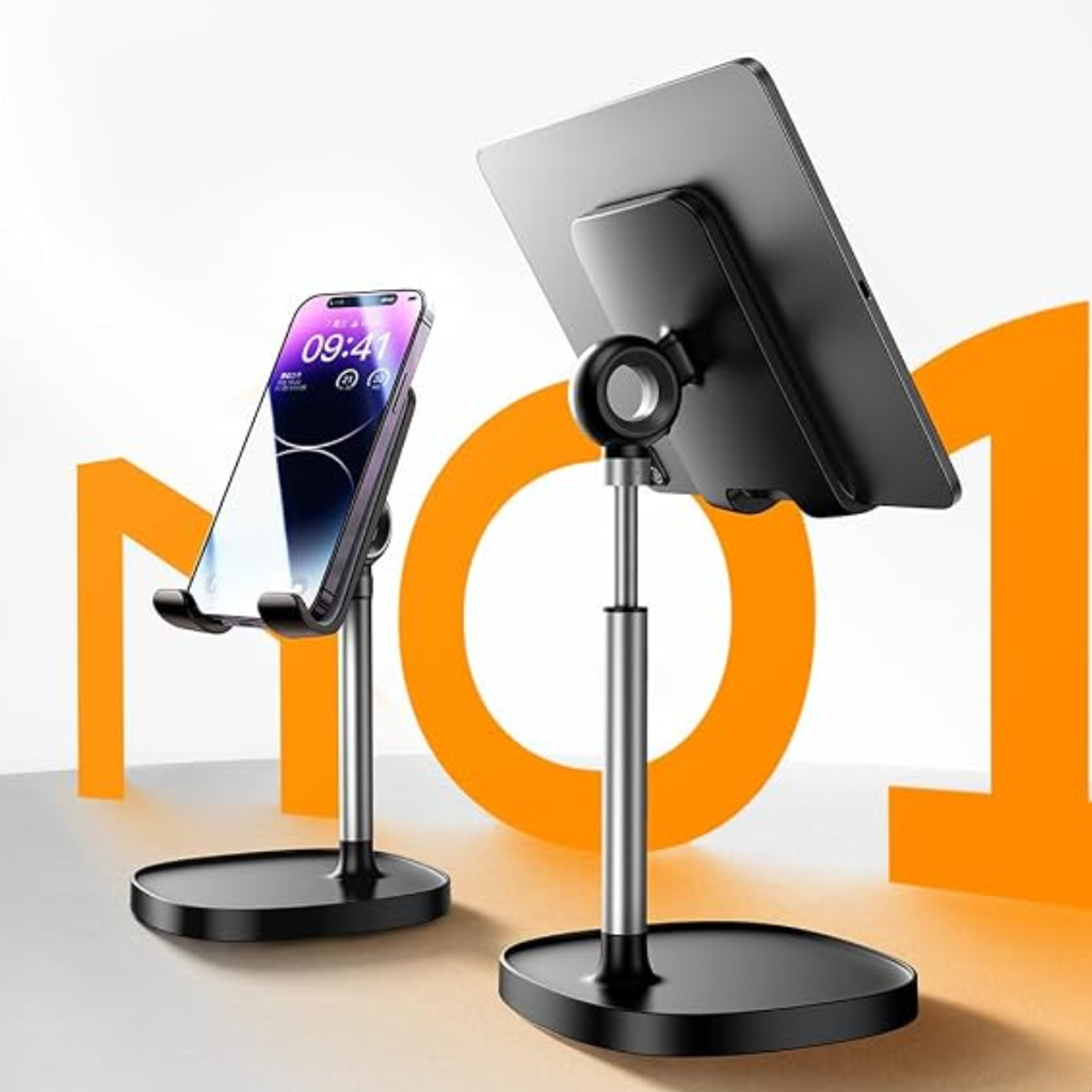 LISEN Cell Phone Stand Phone Holder for Desk, Office Decor Gadgets for Men