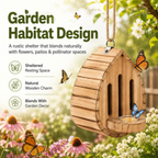 Butterfly Houses for Outside, Hanging Butterfly House Wooden Shelter (1PC)
