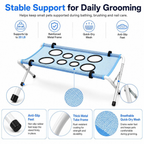 Pet Grooming Hammock for Dogs, Portable Dog Bath Hammock with Stand