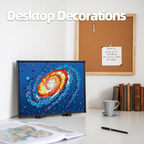 Milky Way Galaxy Micro Mini Blocks Wall Art Set for Adults