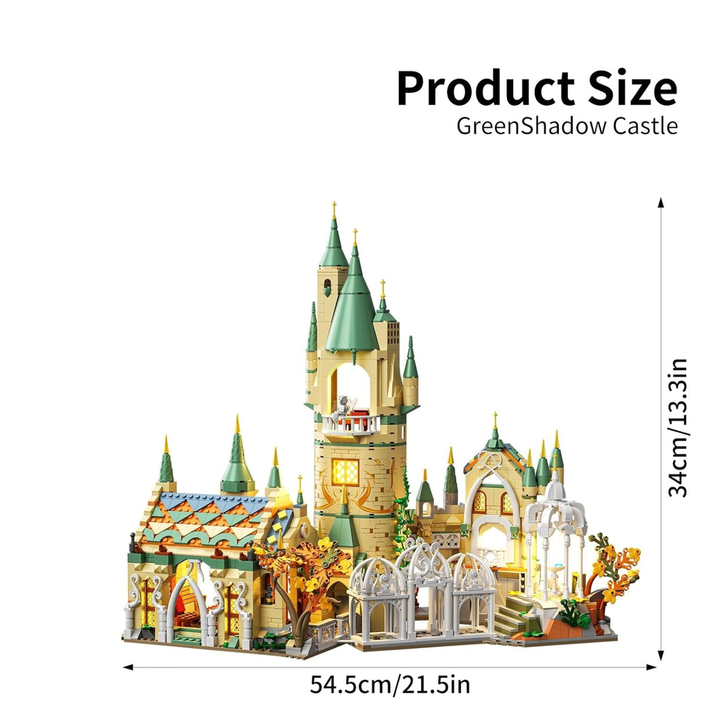 Magic Medieval Castle Architecture Building Block Sets