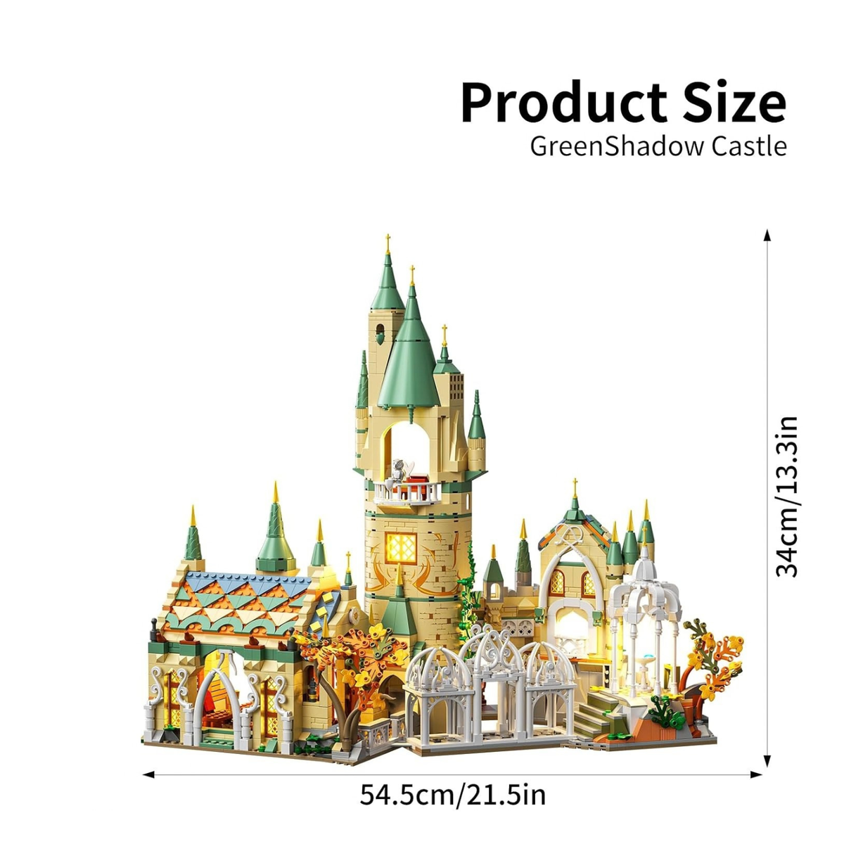 Magic Medieval Castle Architecture Building Block Sets