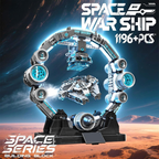 Magnetic Levitation Orbital Space Station Spaceship Building Set