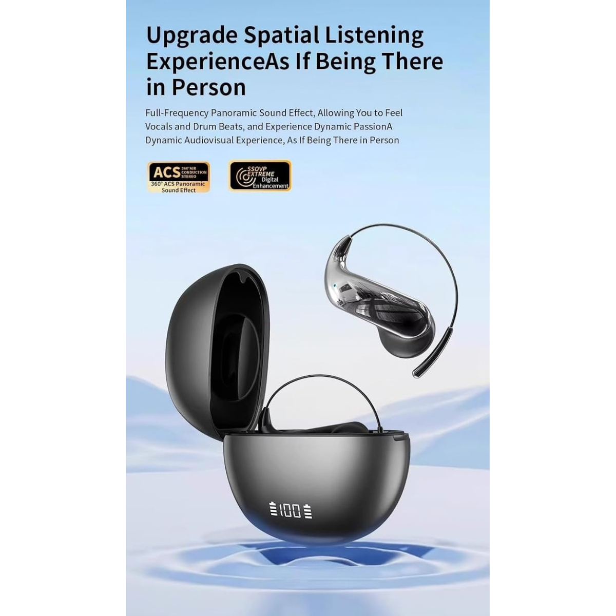 AI Translation Earbuds Real Time 164 Languages Wireless Bluetooth Translator Headphones