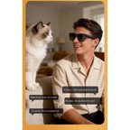 AI Smart Glasses with 8MP Camera, HD Video, ChatGPT AI Assistant and Translation