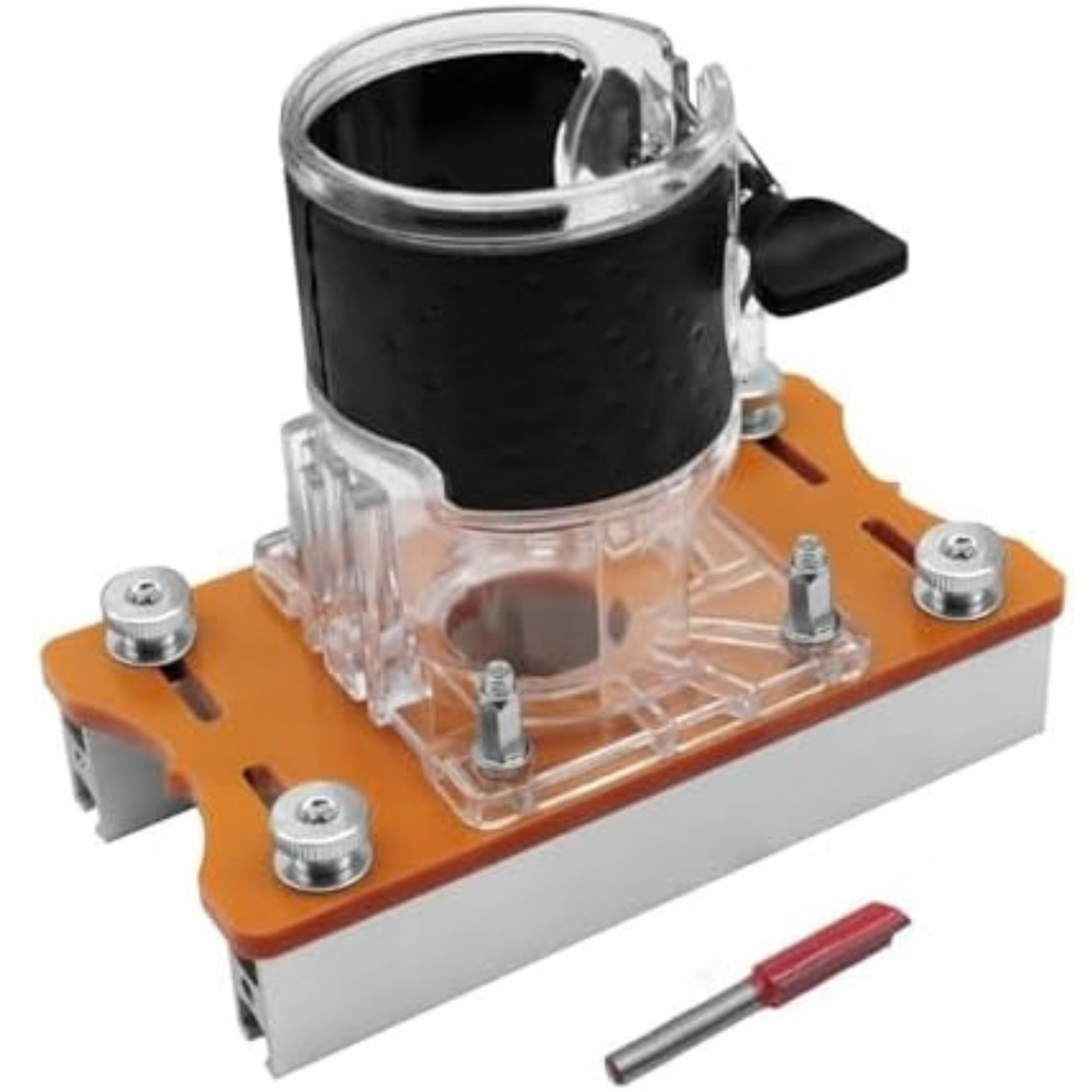 Wood Router Base, 2 in 1 Compact Wood Palm Router Base Router, Wood Router Tool, for Trimmers with an Inner Diameter of 65 mm