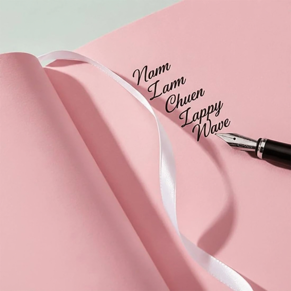 Thickened A5 Hardcover Notebook, 720 Pages, PU Leather Journal with Colored Paper, Pink
